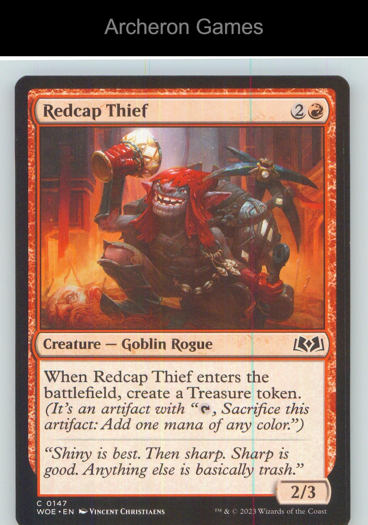 Redcap Thief WOE 147 C MTG Card NM/EX+