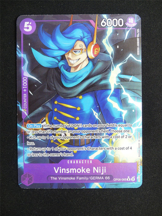 Vinsmoke Niji OP06-065 R Foil - One Piece Card #21D