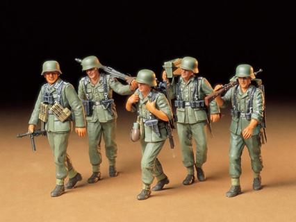 German Machine Gun Crew 1:35 Figures 1939-1945 - World War II TAMIYA #3D