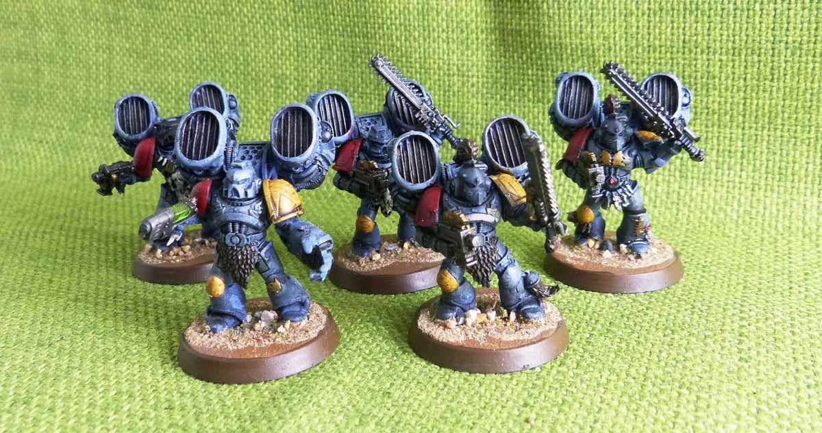 Blood Claws Painted x 5 Models - Space Wolves - Warhammer AoS 40k #G