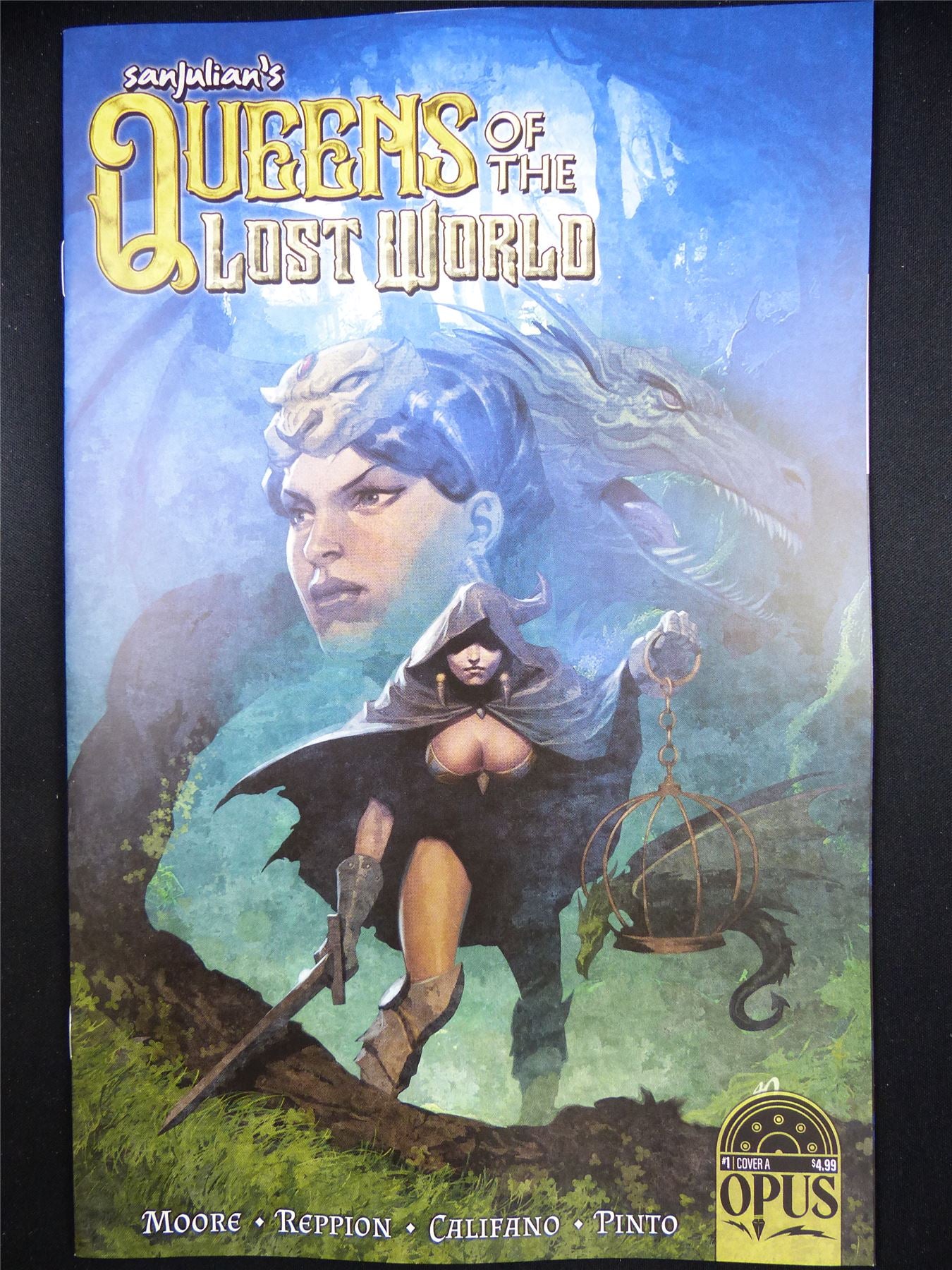 Sanjulian's QUEENS of the Lost World #1 Cvr A - May 2023 Opus Comic #YE