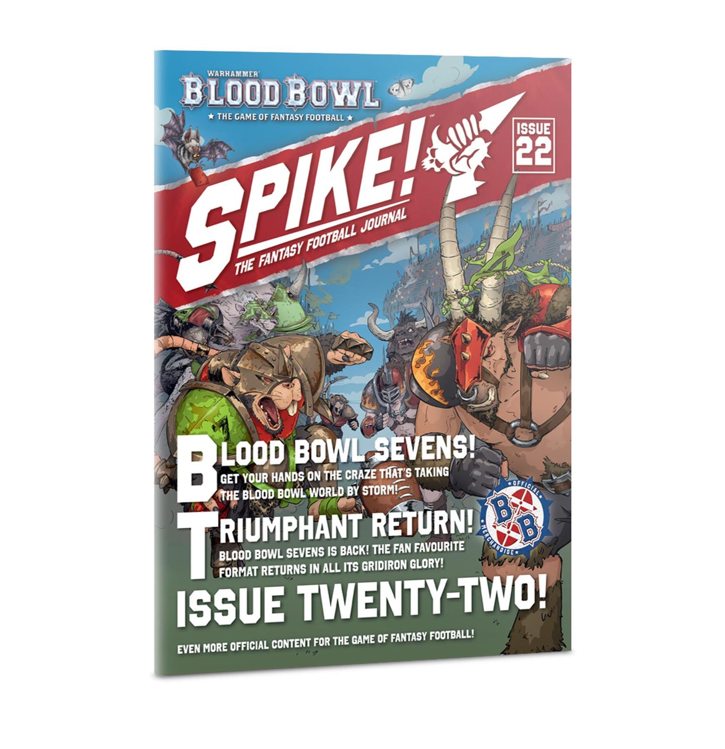 Spike! Issue 22 - Blood Bowl Sevens  - Warhammer: Blood Bowl - Available from 22/08/2026