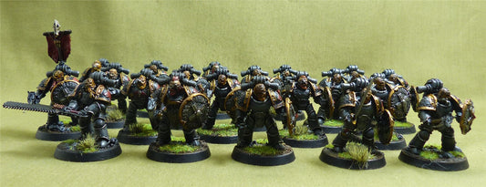 MKIII Tactical Squad with Upgrades painted - Space Wolves - Warhammer Horus Heresy #4XM