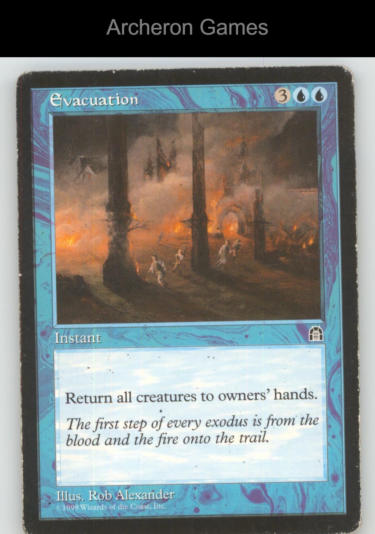 Evacuation R MTG Card Stronghold