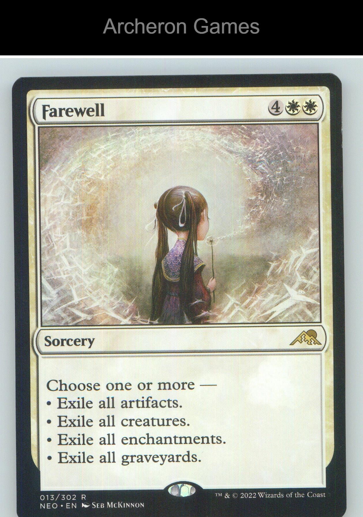 Farewell NEO 13 R MTG Card NM/EX+