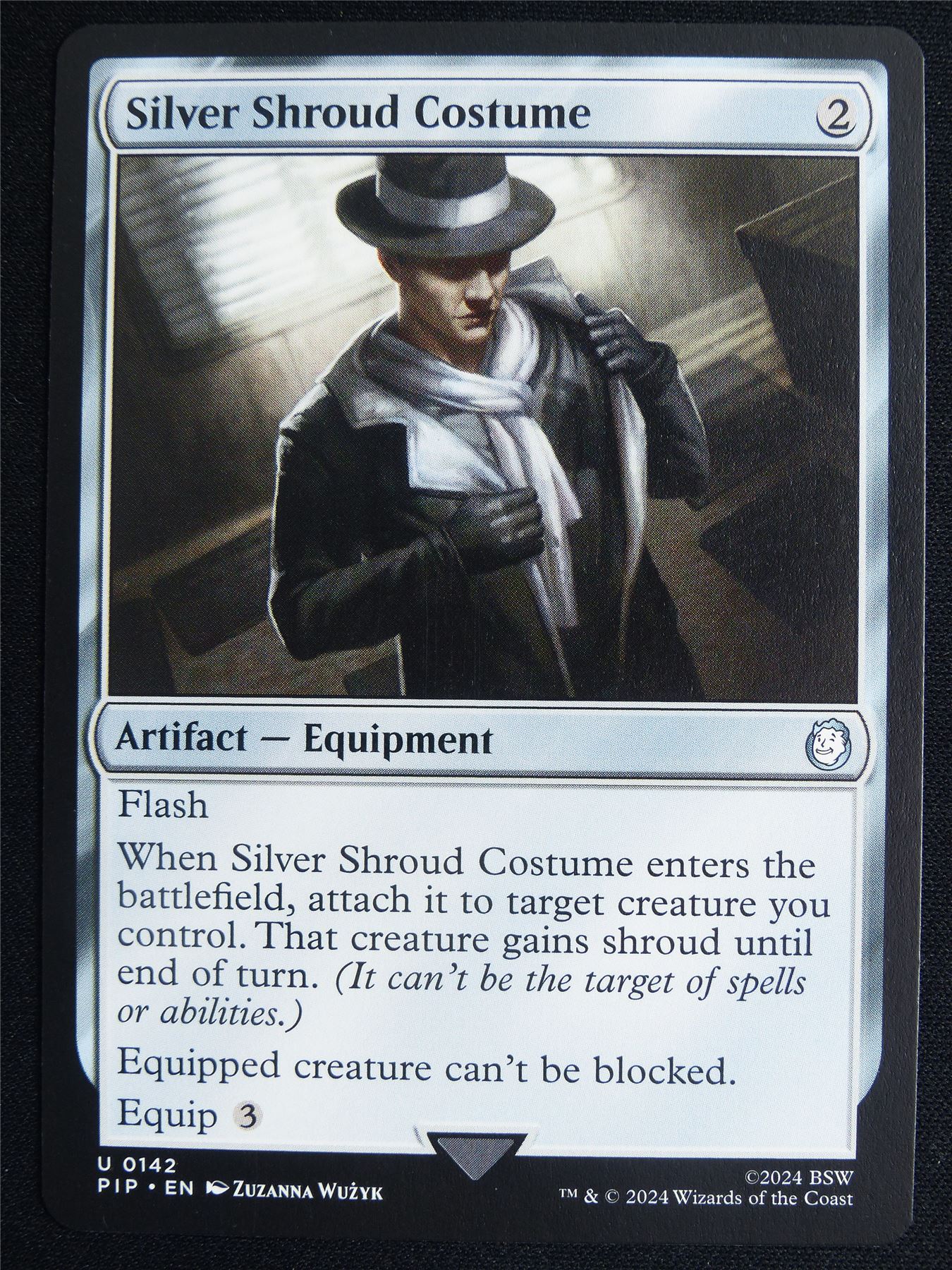 Silver Shroud Costume - PIP - Mtg Card #4M7