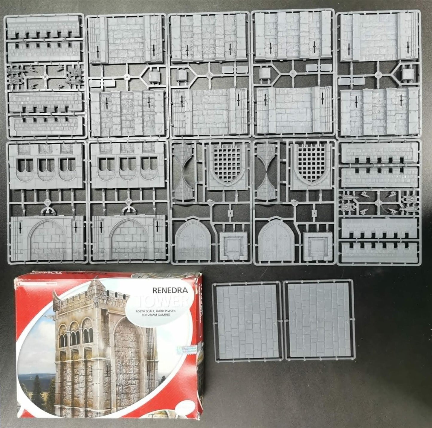 Renedra Castle Scenery Huge Lot - Miniatures Terrain and Parts #155