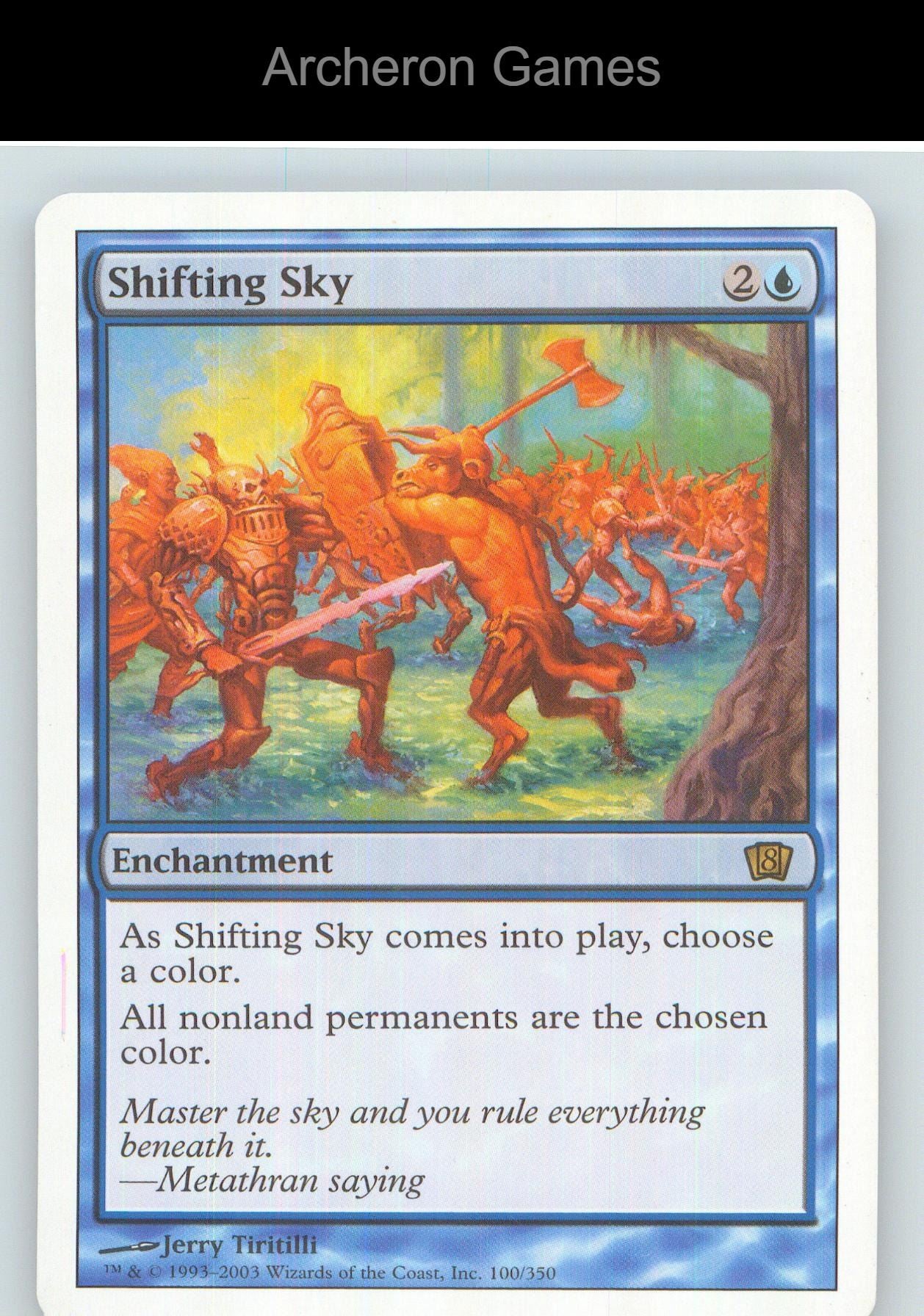 Shifting Sky 8ED 100 R MTG Card NM/EX+