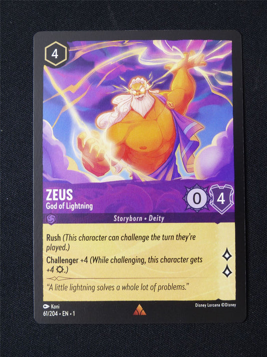 Zeus 61/204 - Lorcana Card #3C4