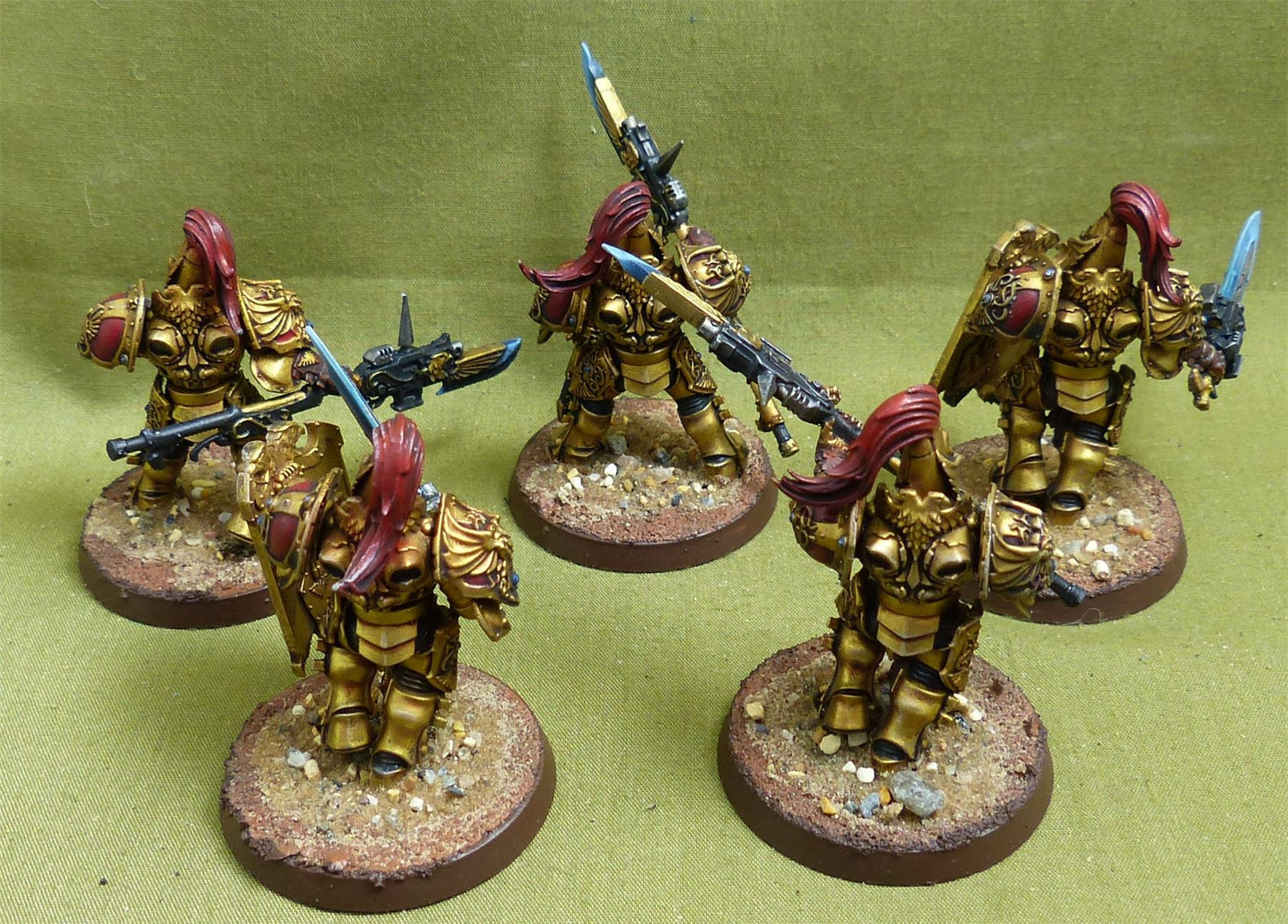 Custodian Guard Squad painted - Adeptus Custodes - Warhammer 40K #1OI