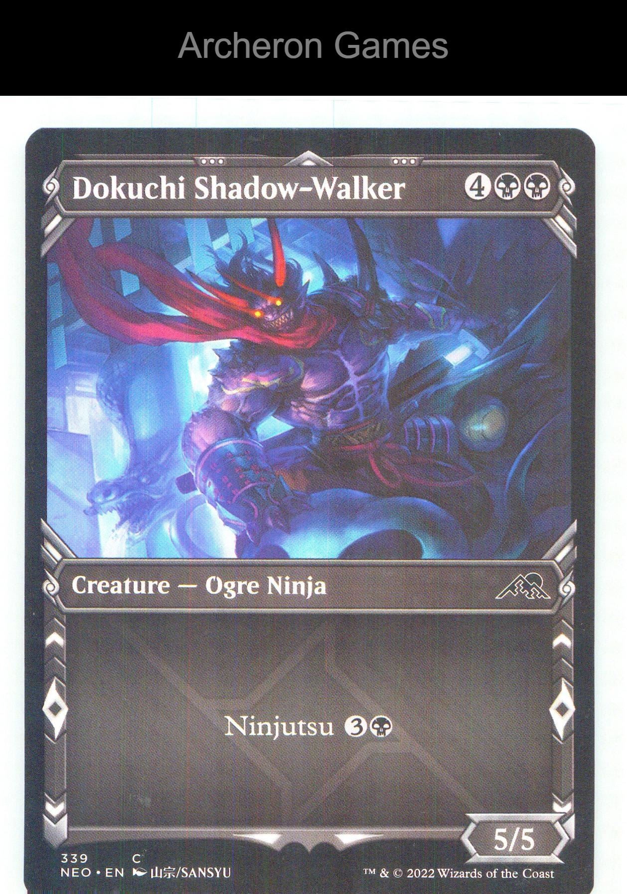 Dokuchi Shadow-Walker (Showcase) NEO 339 C MTG Card NM/EX+