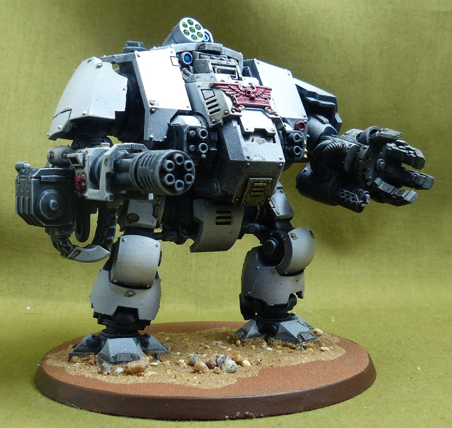 Primaris Redemptor Dreadnought painted - White Scars - Warhammer 40K #4PB