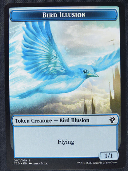 Bird Illusion/Beast Token - Mtg Magic Cards #W6