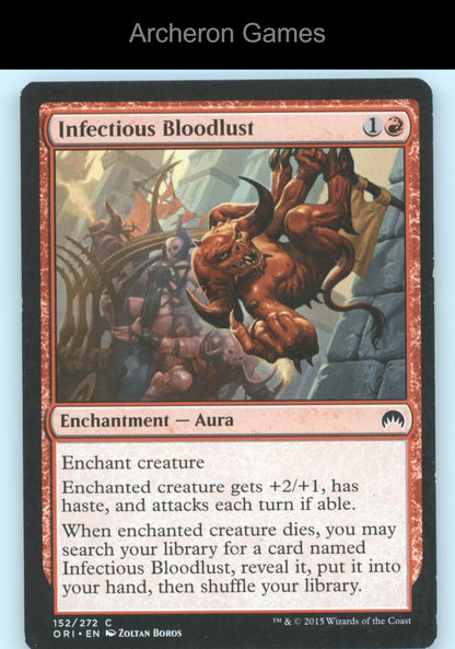 Infectious Bloodlust 152 C MTG Card Magic Origins