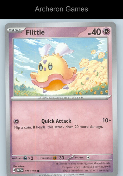 Pokemon Card Flittle PAR 079/182 C Paradox Rift
