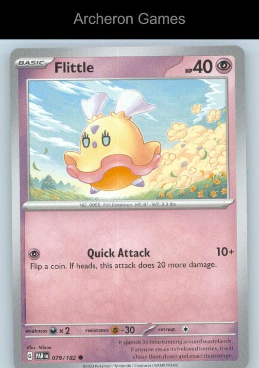 Pokemon Card Flittle PAR 079/182 C Paradox Rift