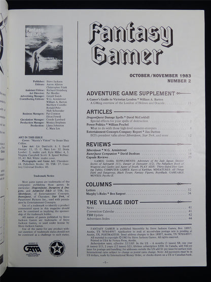 Fantasy Gamer #2 - Roleplaying Magazine #2ST