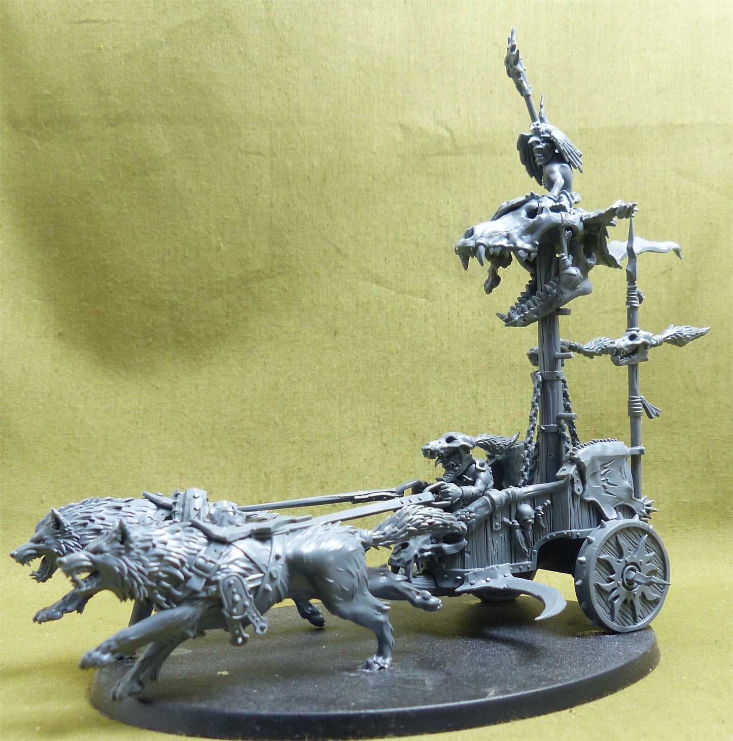 Frazzlegit Shaman on War-Wheela - Gloomspite Gitz - Warhammer AoS #2QM