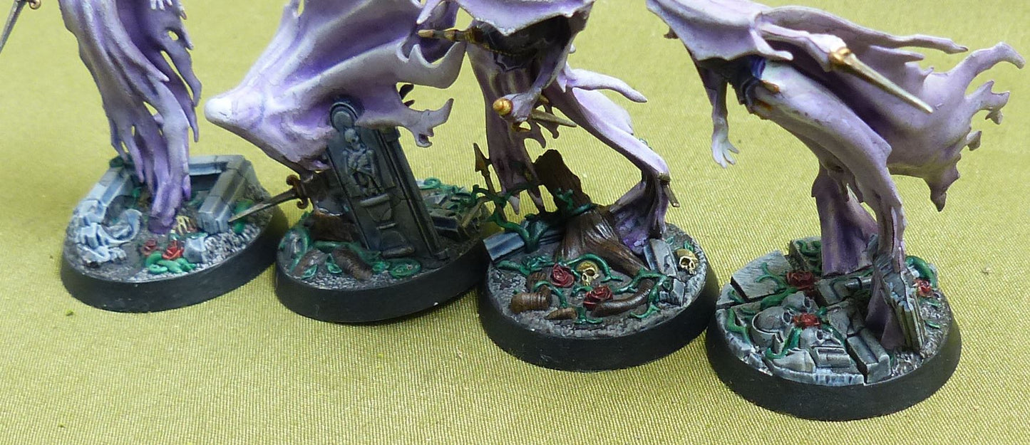 Lady Harrow's Mournflight painted - Death Warband - Warhammer Underworlds #2PQ