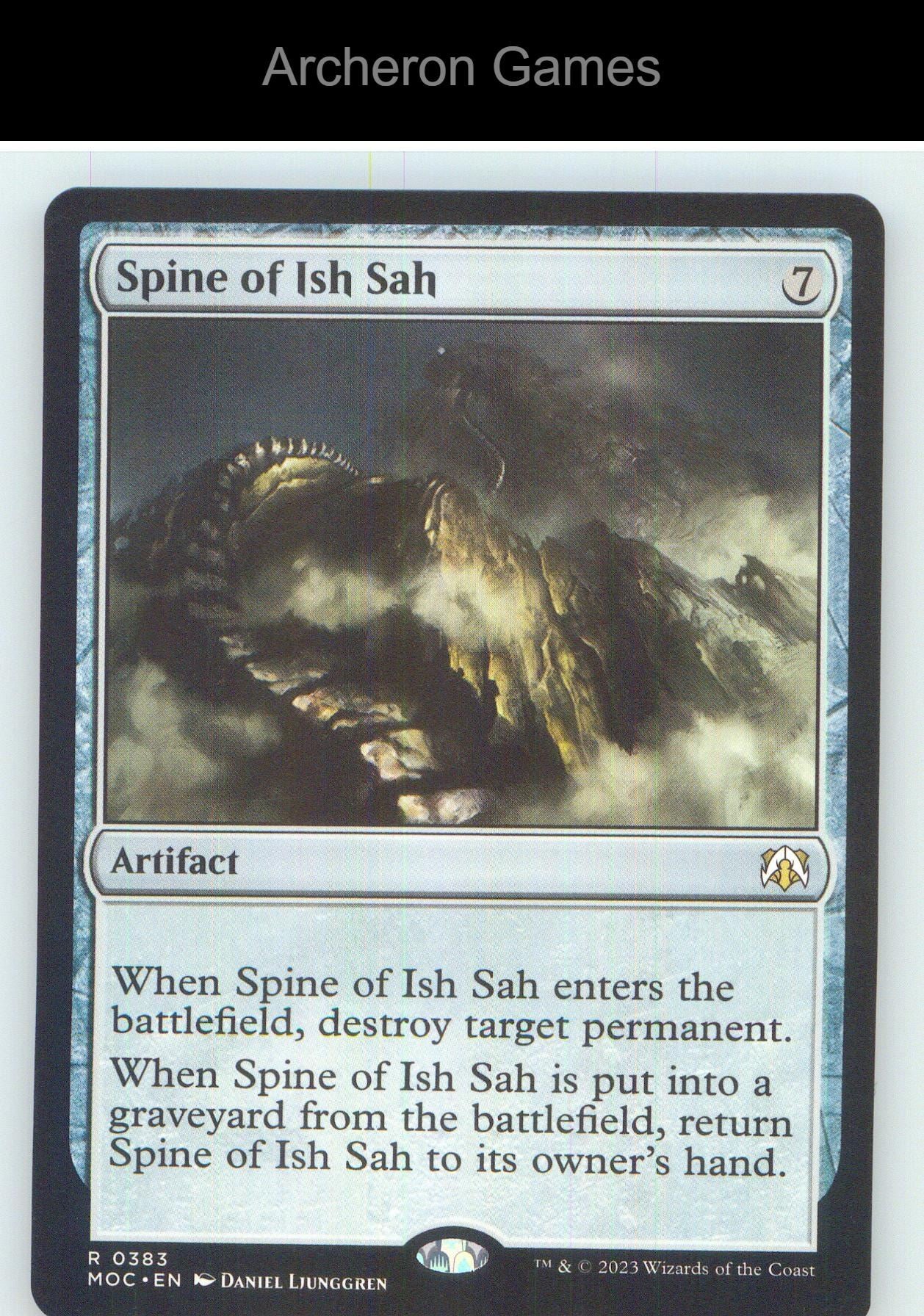 Spine of Ish Sah MOC 383 R MTG Card NM/EX+