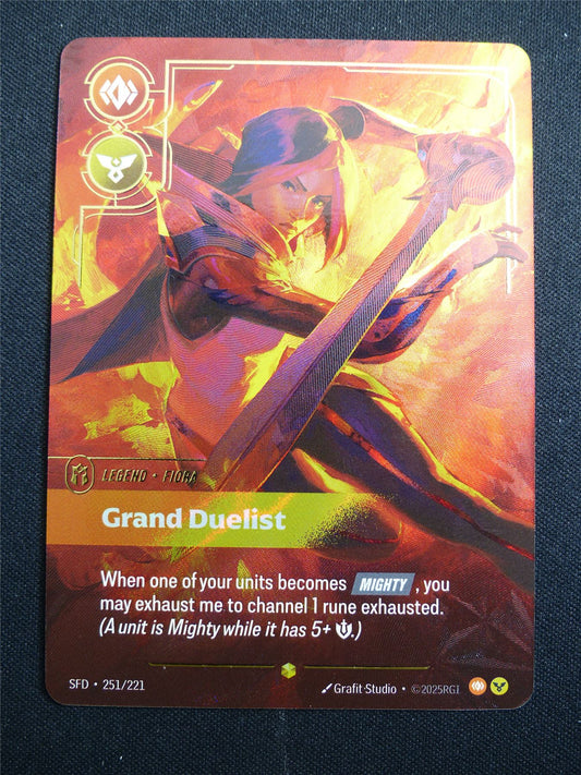 Fiora Grand Duelist SFD 251/221 Overnumber Rare - Riftbound Card #3J3