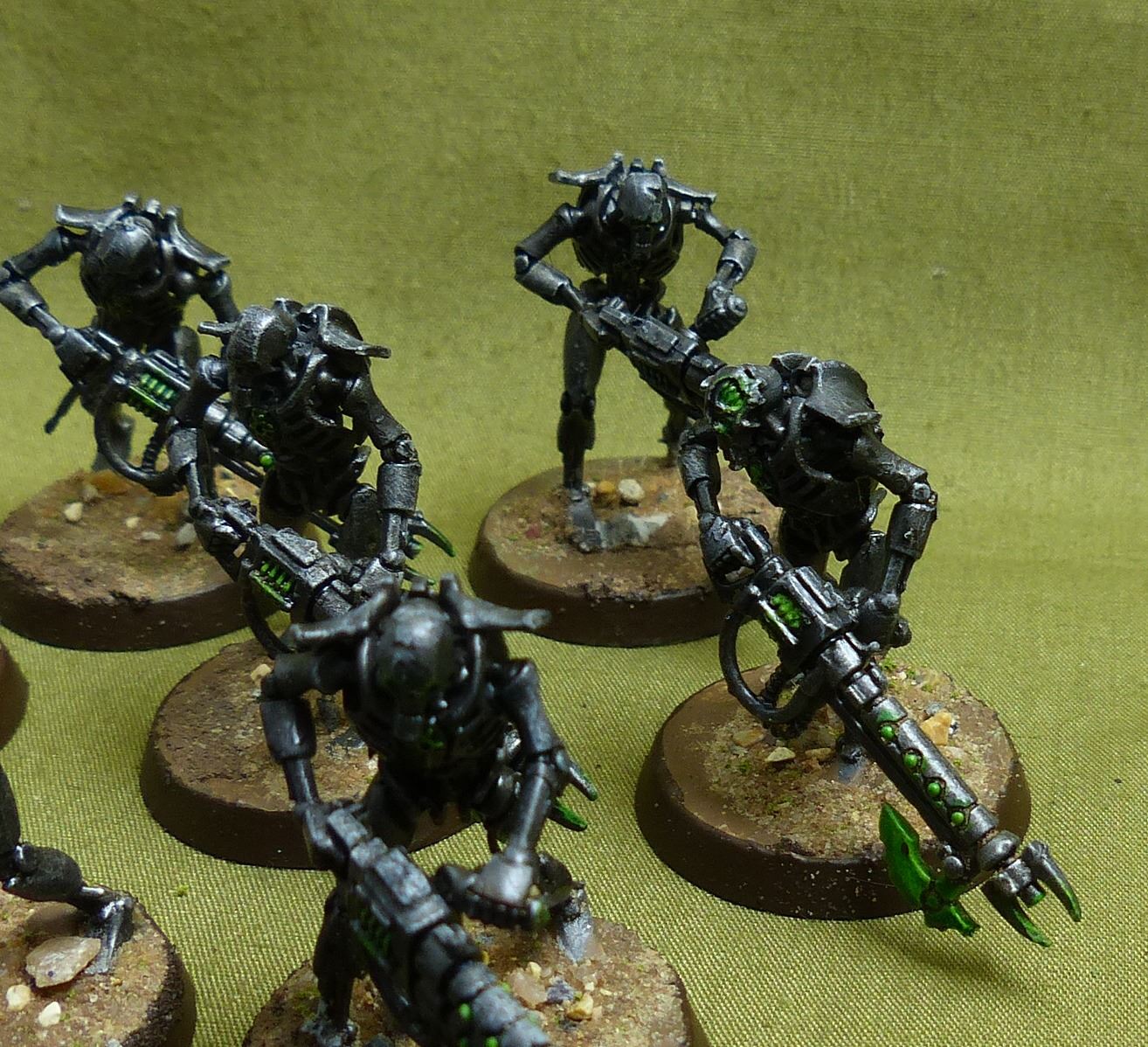 Necron Warriors painted - Necrons - Warhammer 40K #1B5