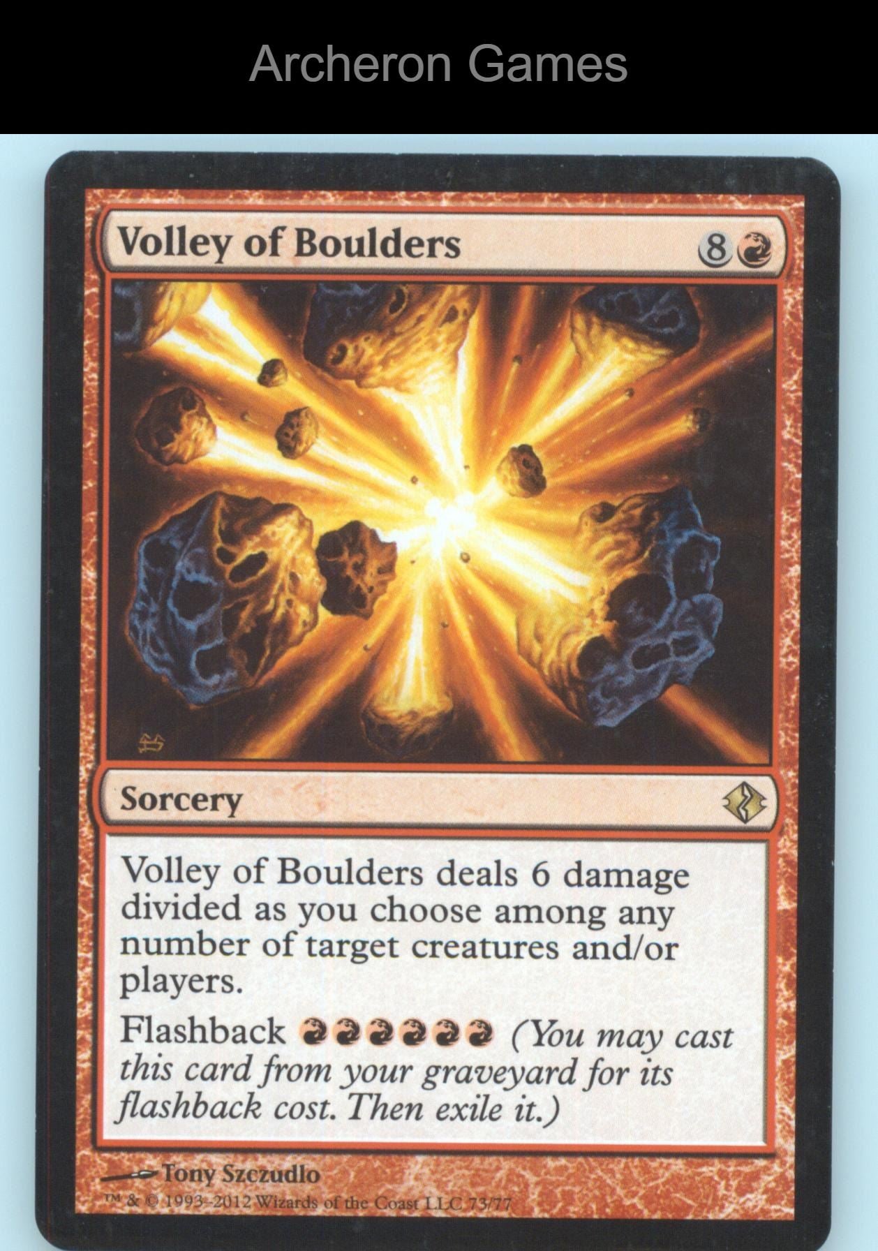 Volley of Boulders 73 R MTG Card Duel Decks: Venser vs. Koth