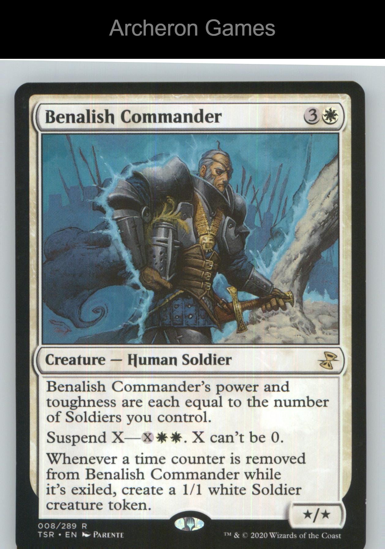 Benalish Commander TSR 8 R MTG Card NM/EX+
