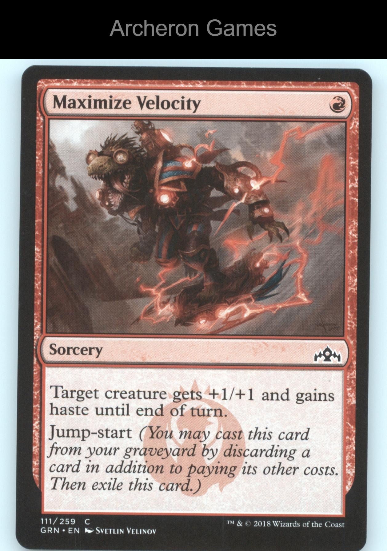Maximize Velocity 111 C MTG Card Guilds of Ravnica