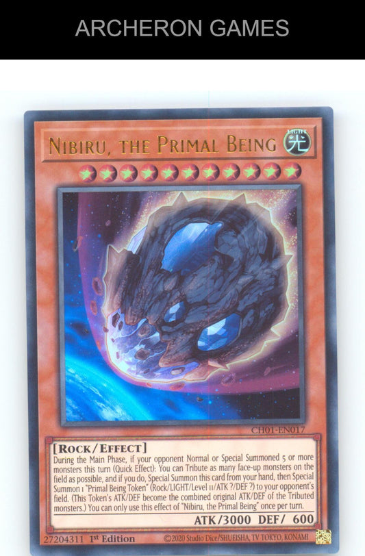 Nibiru, the Primal Being Ultra Rare YUGIOH Card 1st Edition
