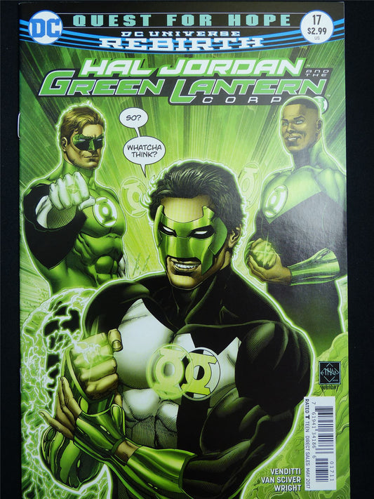 Hal Jordan and the GREEN Lantern Corp #17 Rebirth - DC Comic #3UT