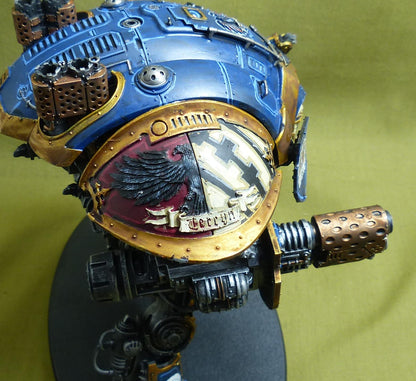Imperial Knight with Forgeworld Shoulder Pads painted - Warhammer 40K #Z8