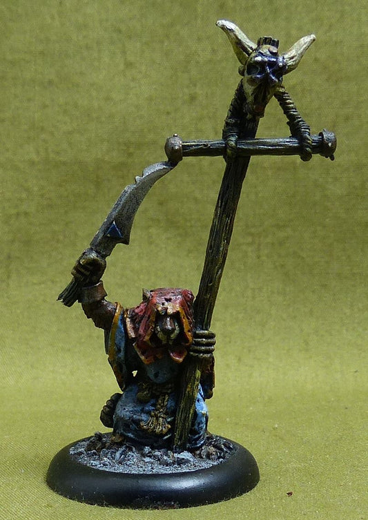Classic Metal Plague Monk painted OOP - Skaven - Warhammer AoS #53Y