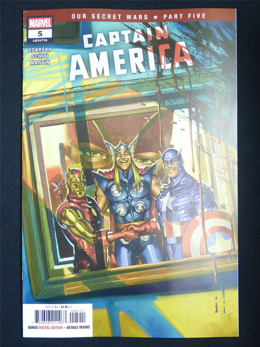 CAPTAIN America #5 - Jan 2026 Marvel Comic #6HK