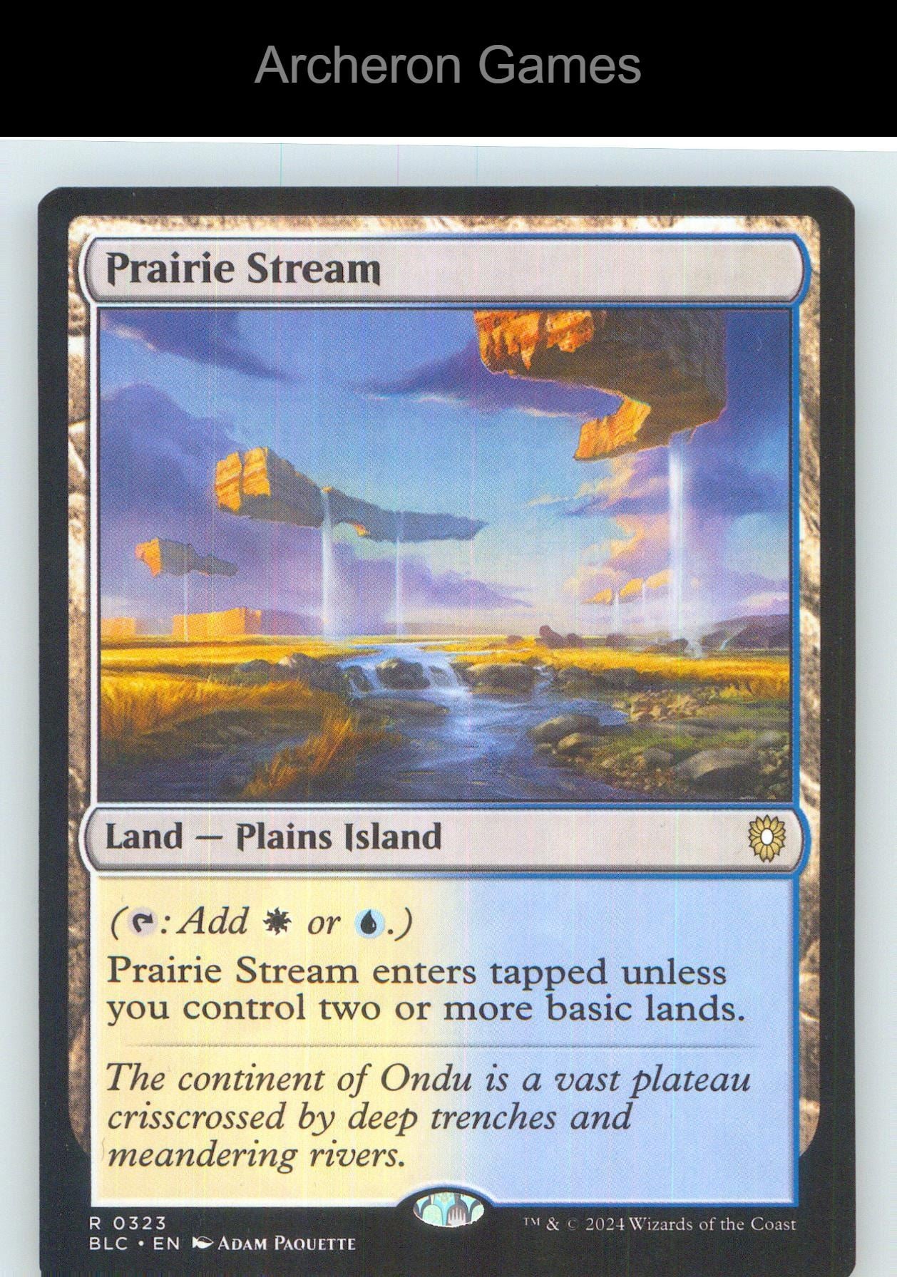 Prairie Stream BLC 323 R MTG Card NM/EX+