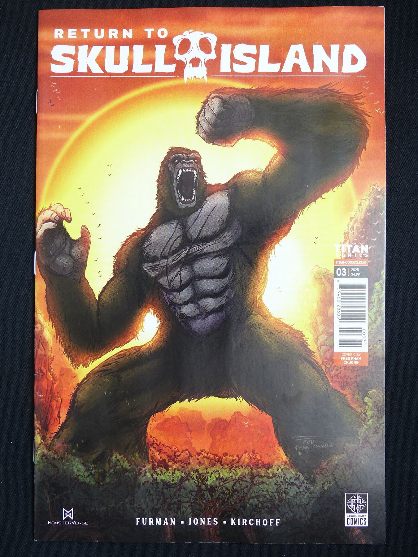 RETURN To Skull Island #3 Cvr C - Sep 2025 Titan Comic #437