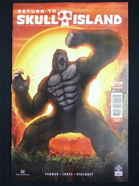 RETURN To Skull Island #3 Cvr C - Sep 2025 Titan Comic #437
