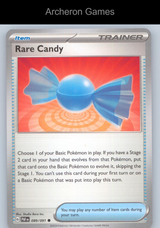Pokemon Card Rare Candy PAF 089/091 C Paldean Fates