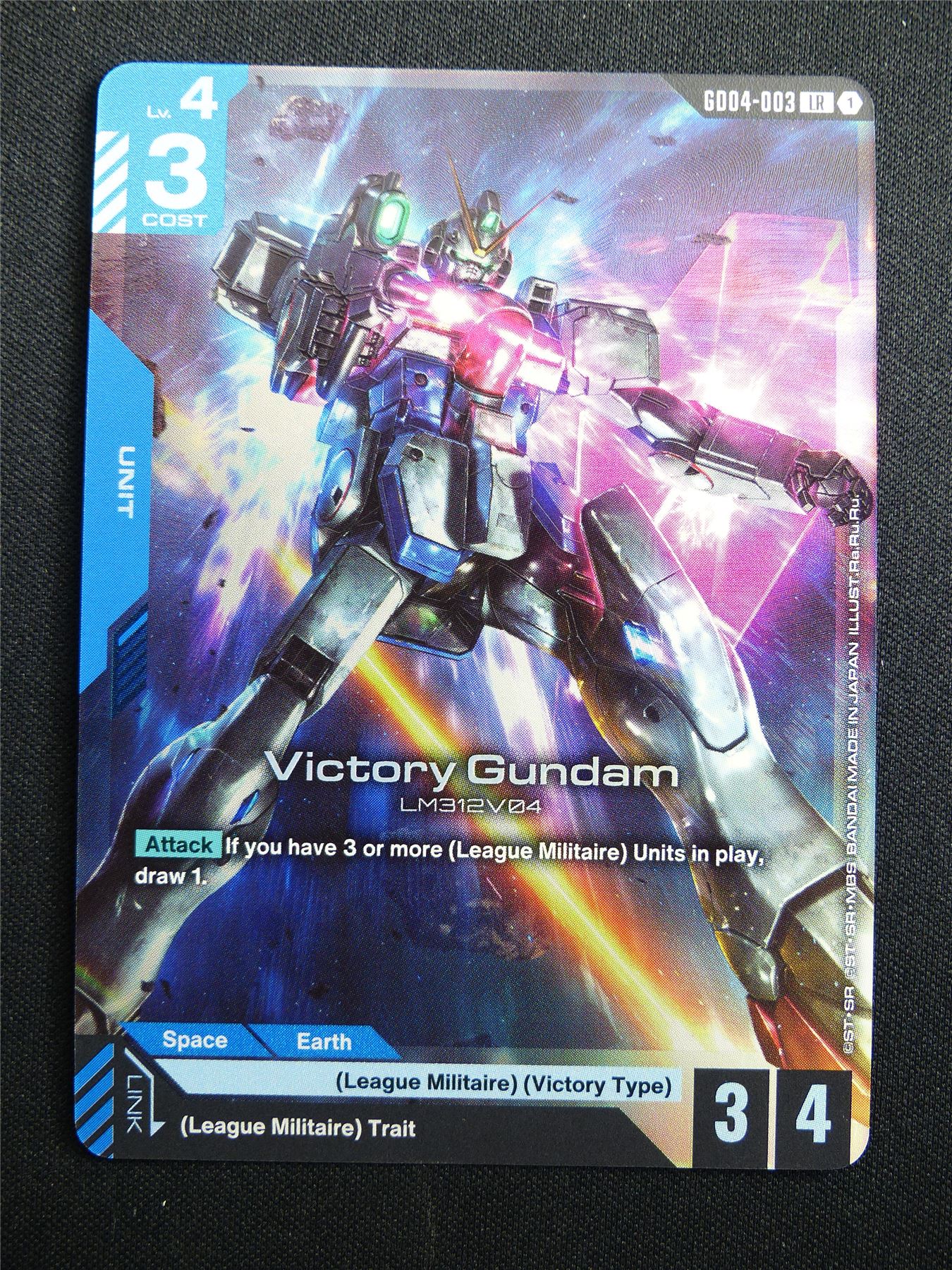 Victory Gundam GD04-003 LR Foil - Gundam Card #3JZ