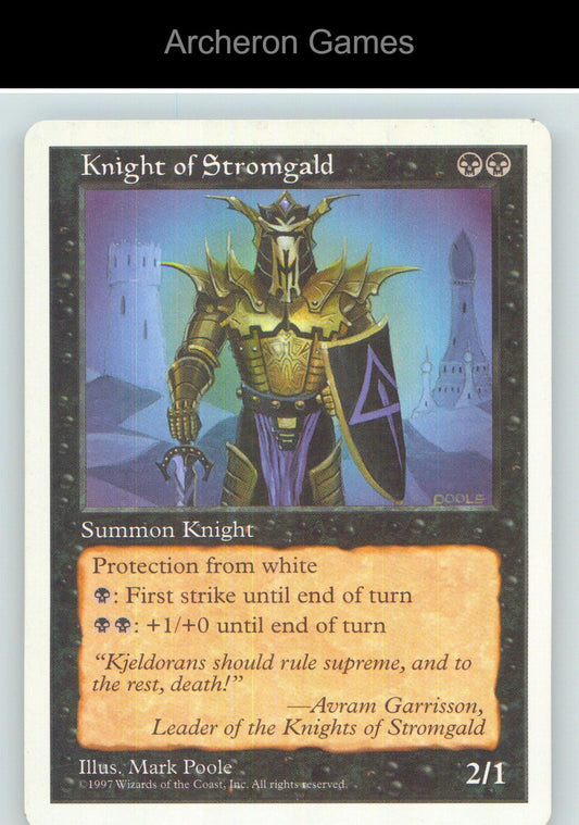 Knight of Stromgald ATH 9 UC MTG Card NM/EX+