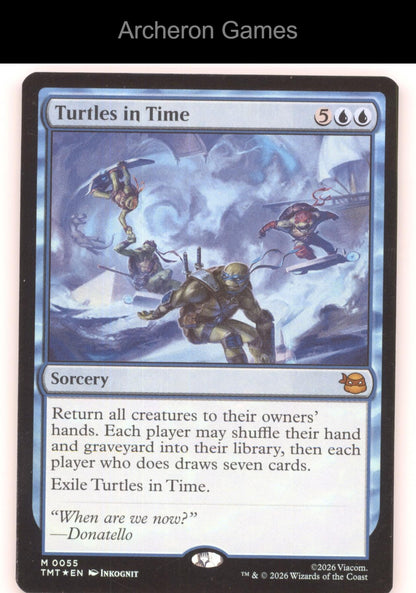 Turtles in Time TMT 0055 Mythic MTG Card Teenage Mutant Ninja Turtles