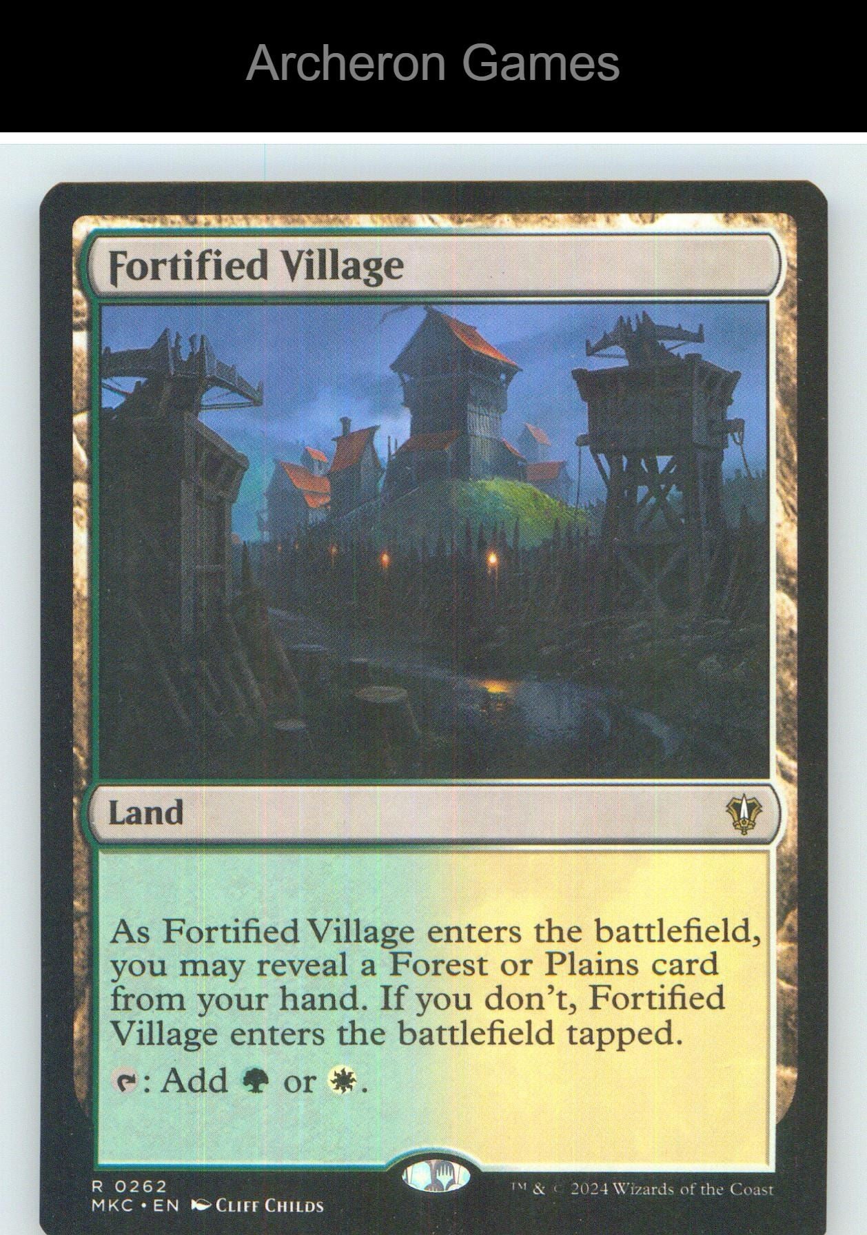 Fortified Village MKC 262 R MTG Card NM/EX+
