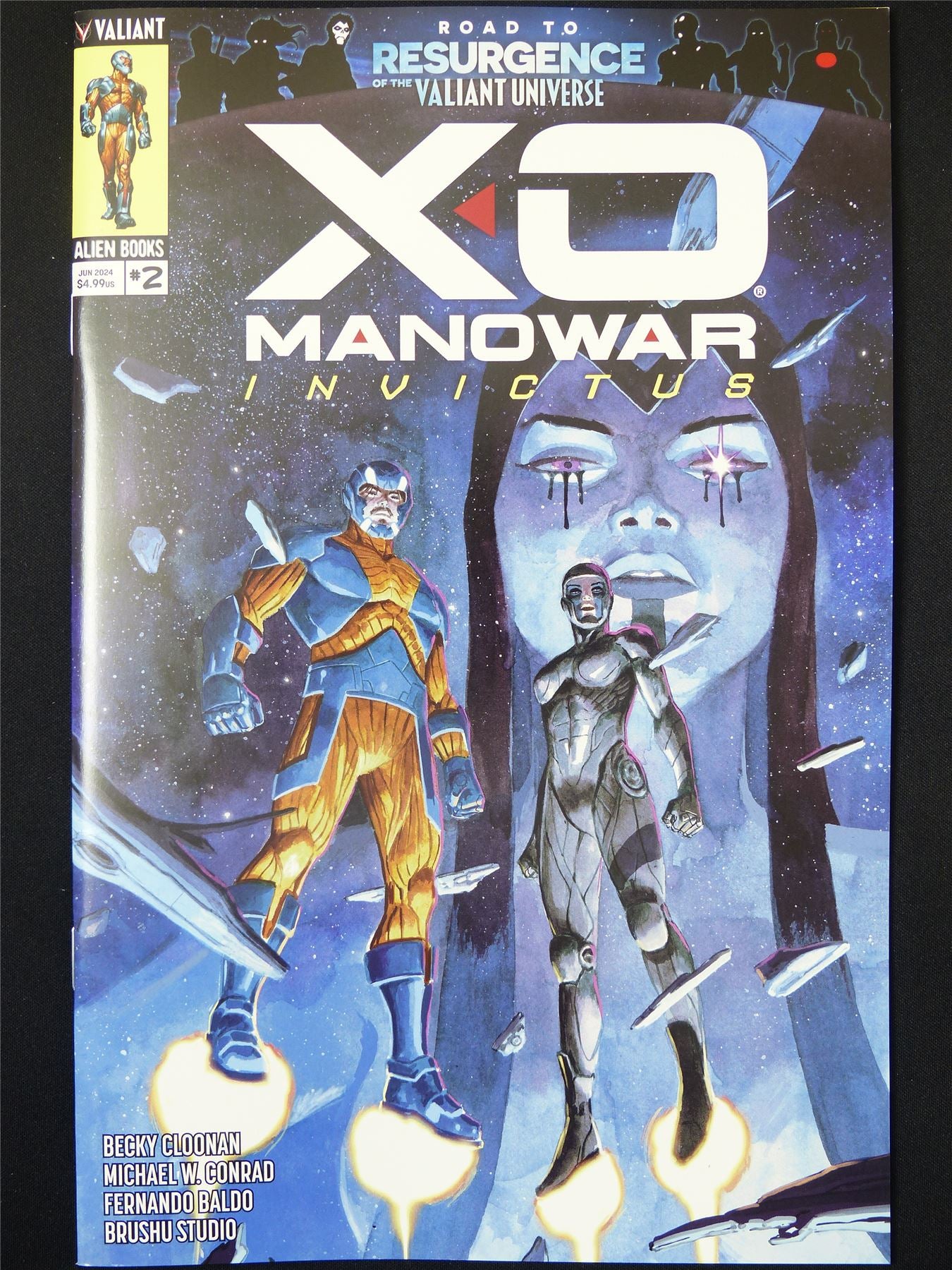 XO Manowar: Invictus #2 - June 2024 Valiant Comic #1T5