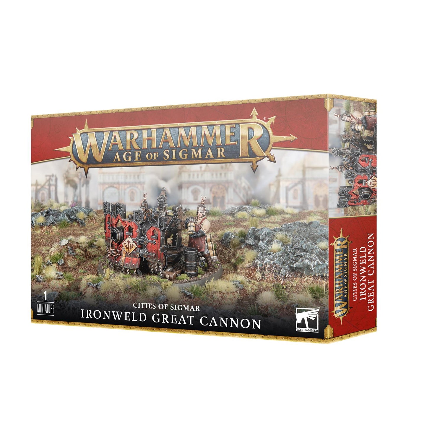 Ironweld Great Cannon - Cities of Sigmar - Warhammer Age of Sigmar -  available 11/11/23