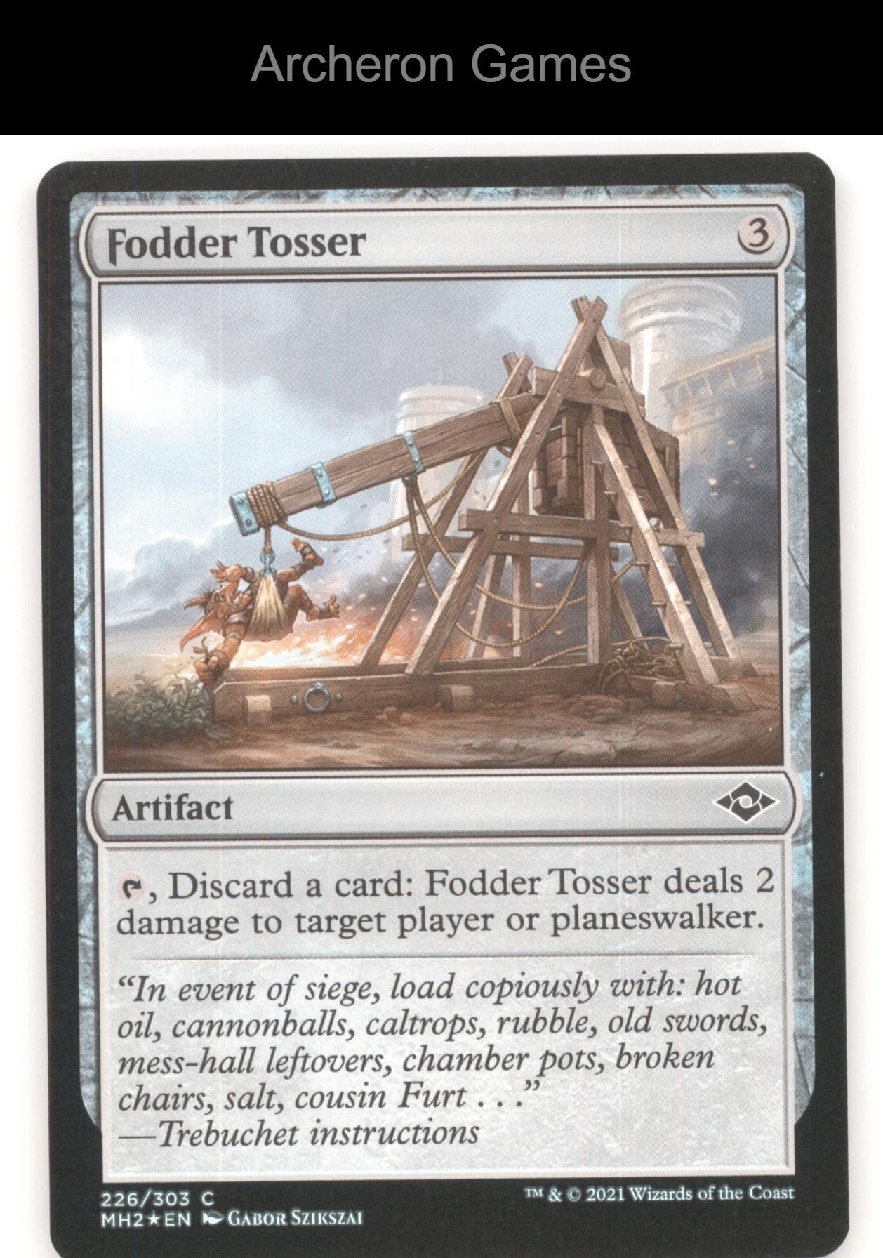 Fodder Tosser 226 C MTG Card Modern Horizons 2