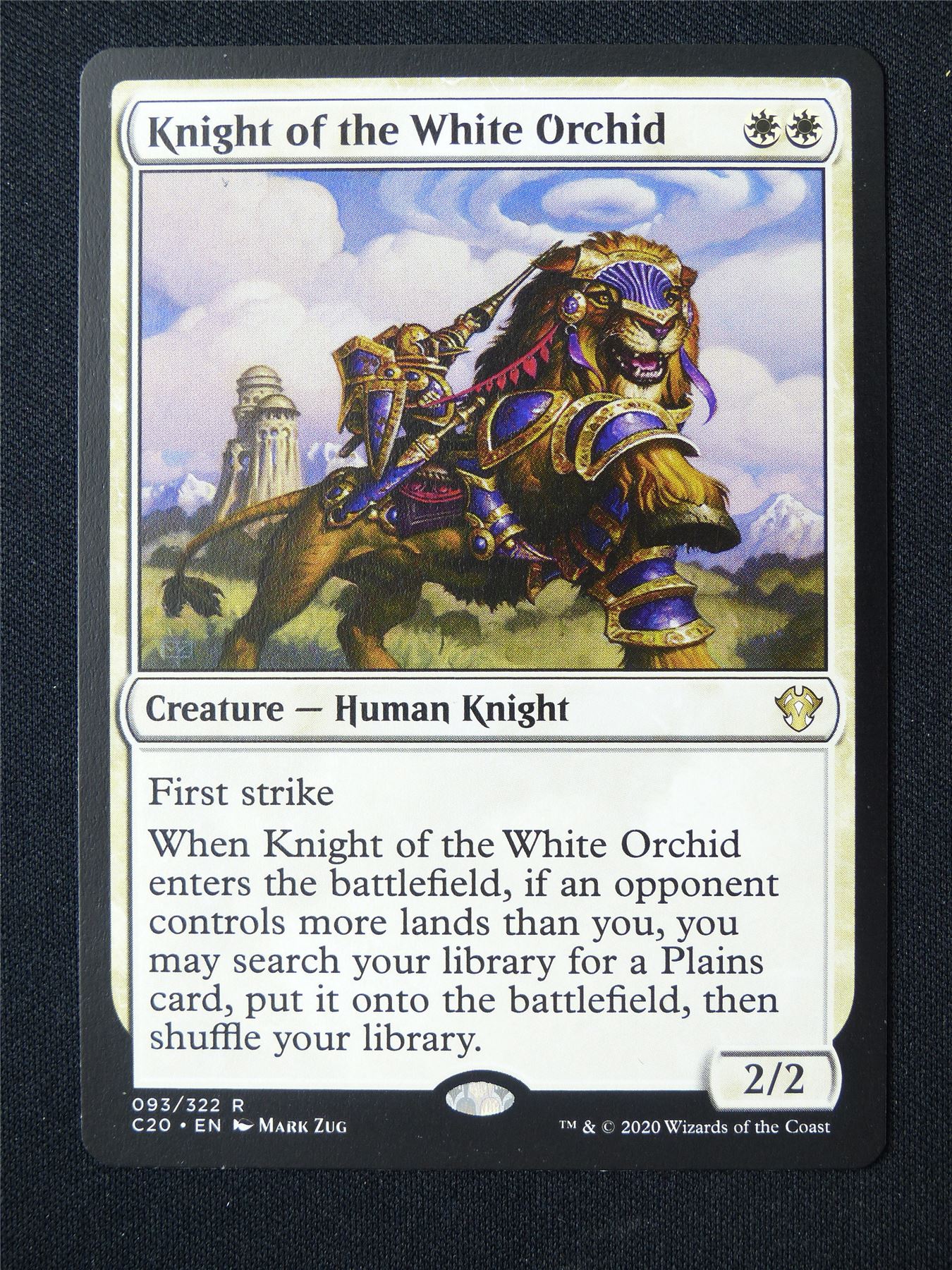 Knight of the White Orchid - C20 - Mtg Card #7AK