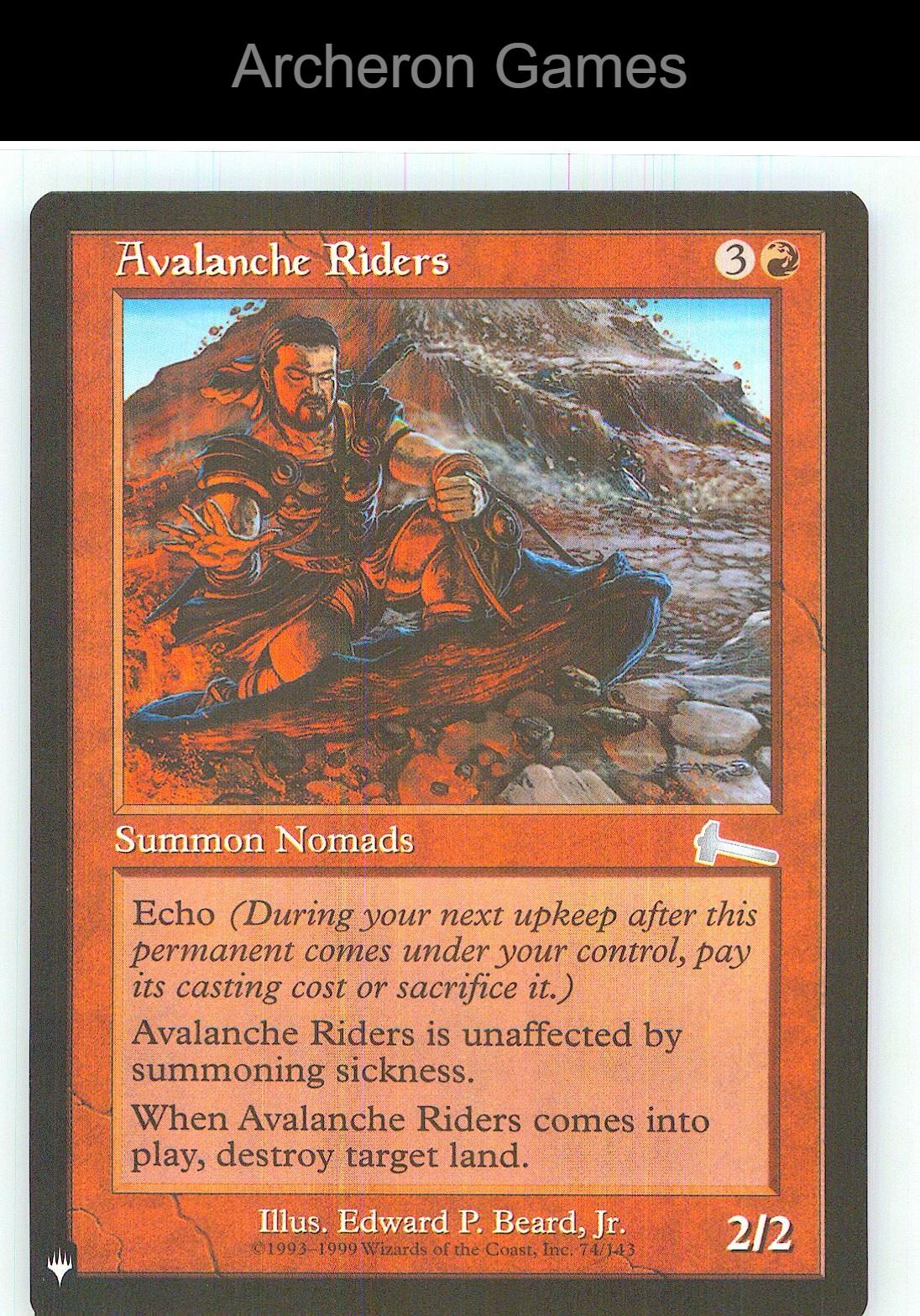 Avalanche Riders ULG 74 UC MTG Card NM/EX+