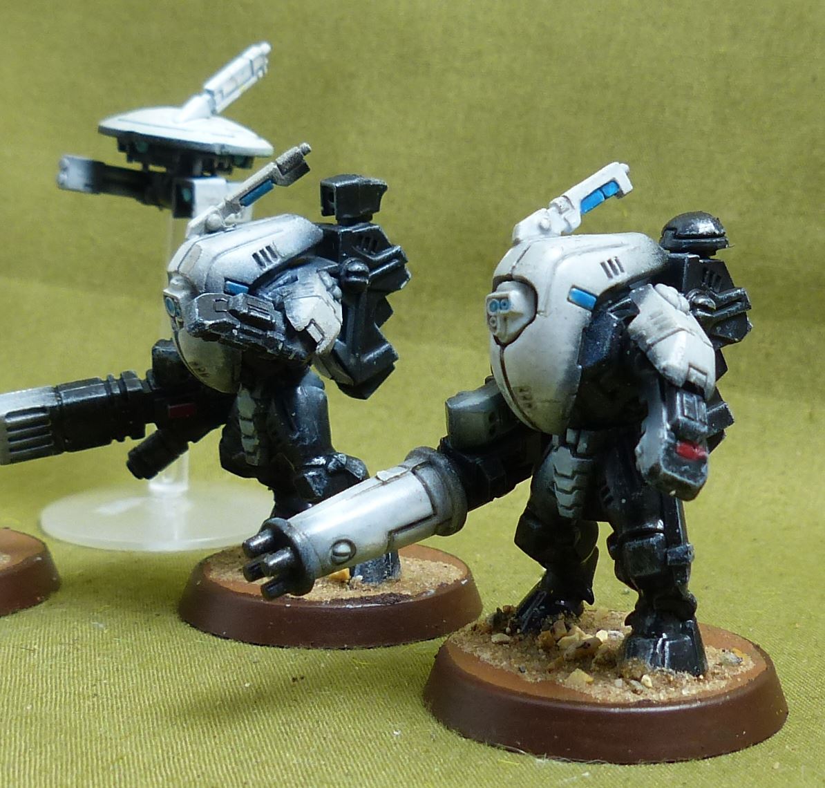 Stealth Battlesuits painted - Tau Empire - Warhammer 40K #2YF