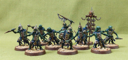 Hobgrot Slittaz set of 10 painted - Orruk Warclans - Warhammer AoS #69M