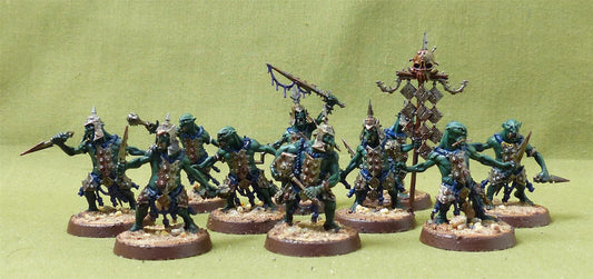 Hobgrot Slittaz set of 10 painted - Orruk Warclans - Warhammer AoS #69M